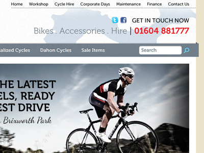 Cycle shop website design #1 bike cycle cycling museo pitsford shop web website