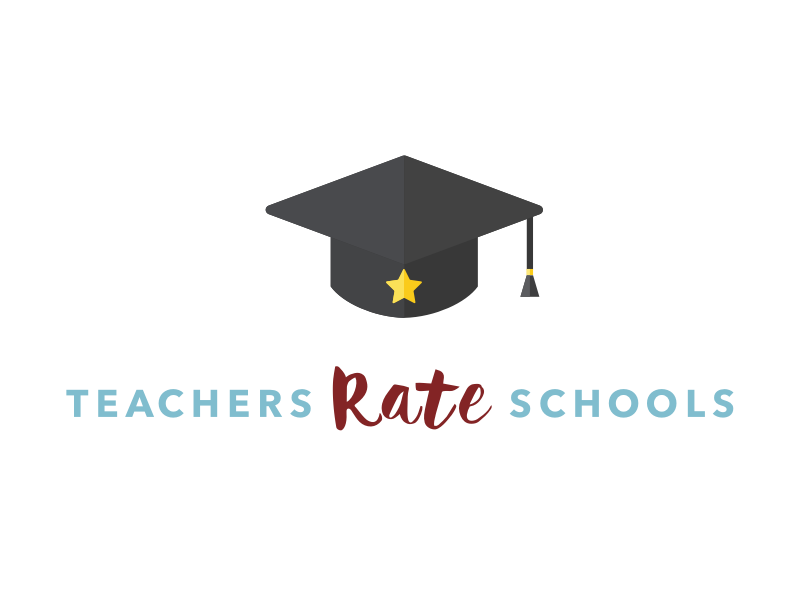 Teachers Rate Schools - approved logo cap hat graduation star branding brand rating rate school teachers flat logo