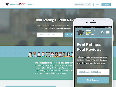 New responsive homepage layout desktop home invision mobile phone ratings responsive review school teacher web website