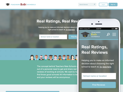 New responsive homepage layout