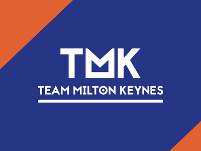 Team MK Cycling Club - a logo concept brand club cycle cycling identity logo milton keynes mk race road team track