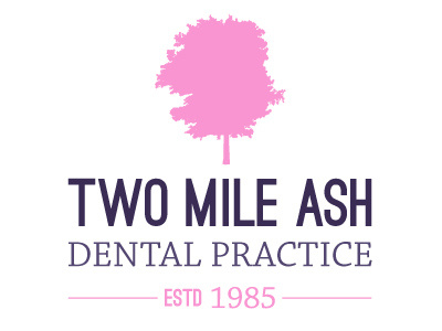Two Mile Ash Dental Practice - logo 3c ash branding chaparral pro dental dentist logo ostrich sans tree typography
