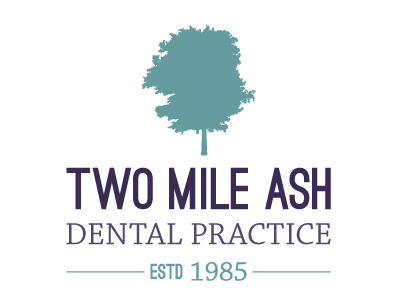 Two Mile Ash Dental Practice - logo 3d back to basics branding chaparral pro dental dentist logo ostrich sans typography