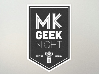 MK Geek Night - logo concept 01e