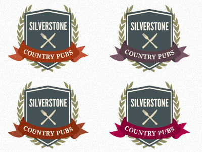 Silverstone Country Pubs logo idea 04 (assorted colours)