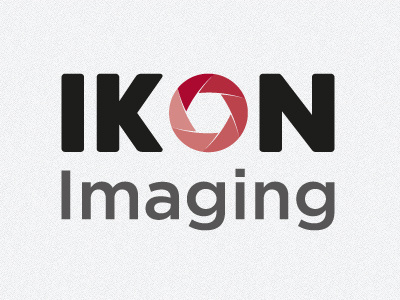 'ikon imaging' chosen version aperture black branding camera lens logo photographer photography red