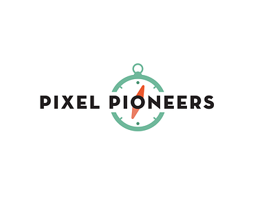 Pixel Pioneers Final Logo illustration logo typography vector website