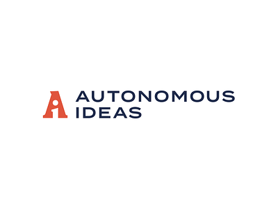 Autonomous Ideas Logo branding design icon illustration logo typography vector