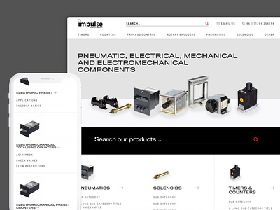 Impulse Automation Website Re-design