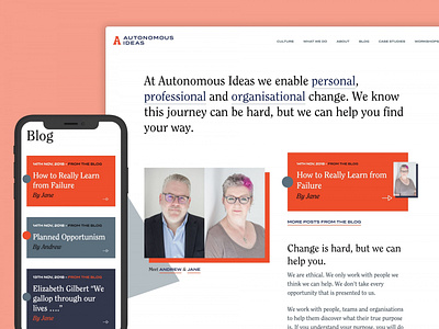 Autonomous Ideas Website