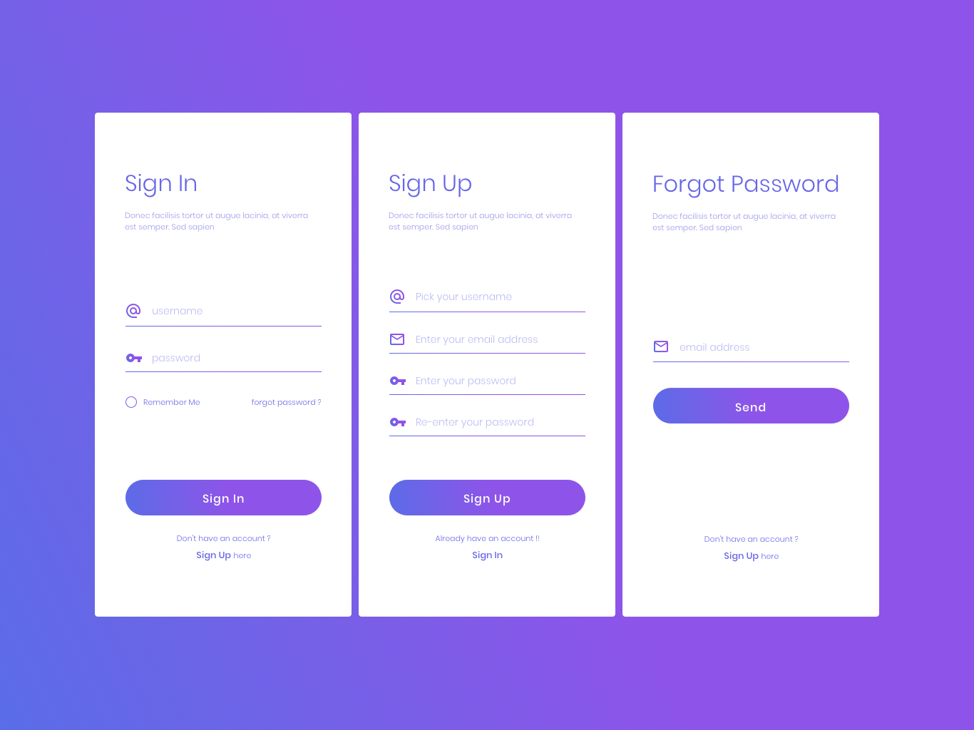 Login Module by Rusum Shrestha on Dribbble