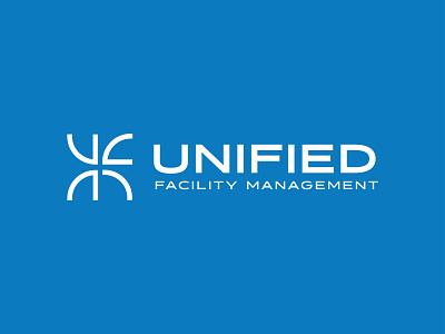 unified facilities branding design icon logo minimal