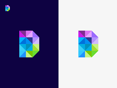 Modern D letter logo : For Sale art branding clean design flat icon illustrator logo minimal typography
