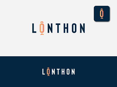 LONTHON : Ecommerce Logo(Unused) branding design flat icon illustrator logo minimal