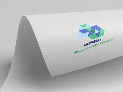 medfipro logo brand corporate finance logo logo design
