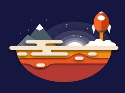 space illustration illustration ui ux