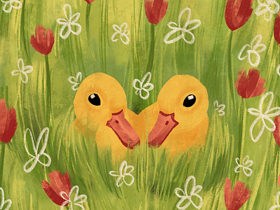 ducklings illustration