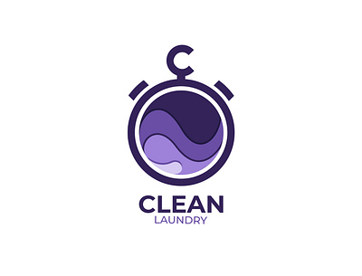 Clean Laundy cleanlogo design designer juallogo laundy laundylogo liquidlogo logo logodesign selllogo violetlogo waterlogo