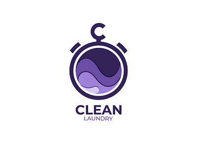 Clean Laundy cleanlogo design designer juallogo laundy laundylogo liquidlogo logo logodesign selllogo violetlogo waterlogo