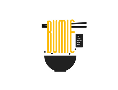 bumie bikinlogo brand design brand identity branding cleanlogo design logo logodesign noodle noodle logo noodles selllogo vector