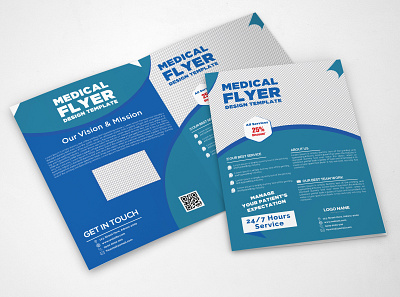 Flyer branding design illustration