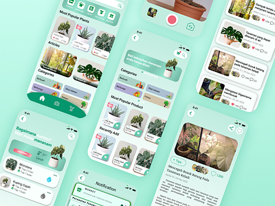 Plant Bot ☘ apps branding corona design graphic design green illustration logo mobile ui vector