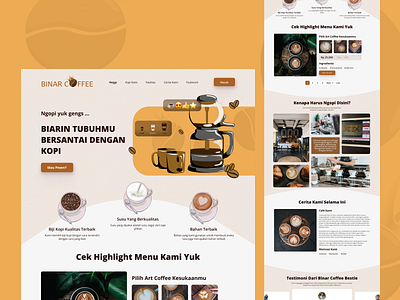 Landing Page - Coffee Shop