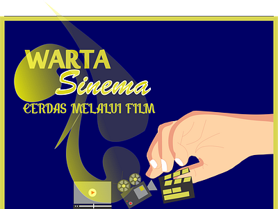 Warta Sinema magazine cover cover design