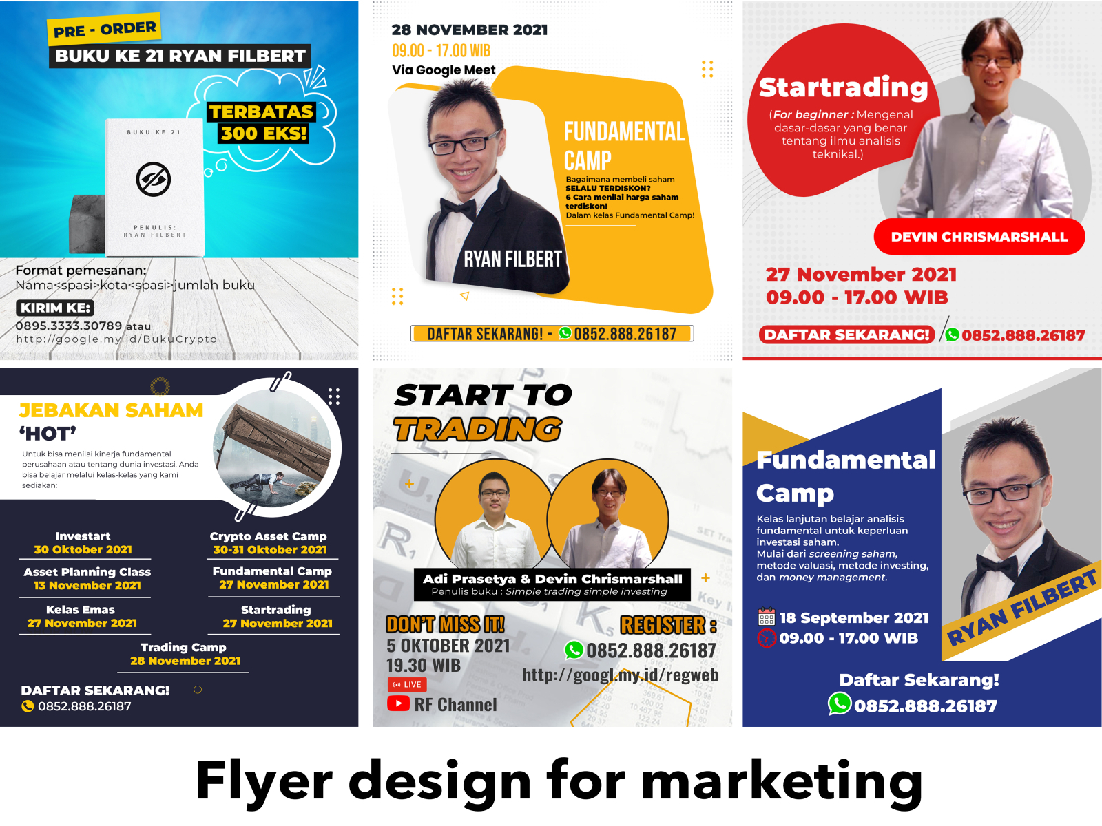 Flyer design for marketing by Desthalia on Dribbble