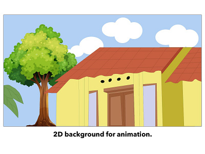 2D flat background for animation. background design social media design vector illustration