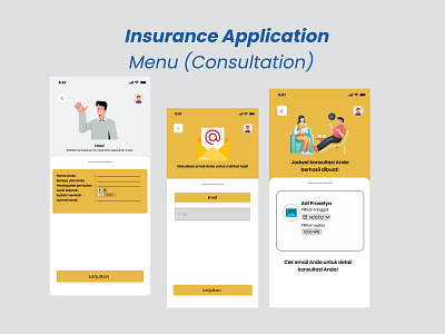 Insurance Mobile Design graphic design ui uiux