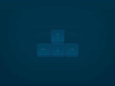 Blue Keys arrow buttons keyboard keys left menu nav navigation pc right ui ux
