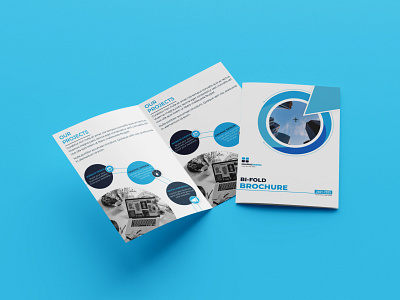 Bi-fold Brochure design bi fold branding brochure flyer graphic design illustration vector