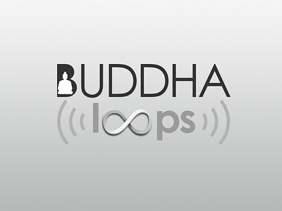 Buddha Loops logo identity logo