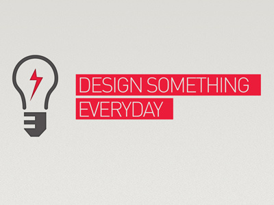 Design Something Everyday design graphic poster