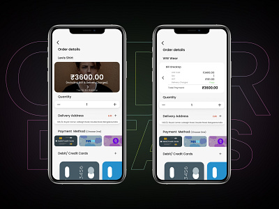 Order Details app application category clothing design ecommerce fashion graphic design homepage men mobile order order details payment ui wear women