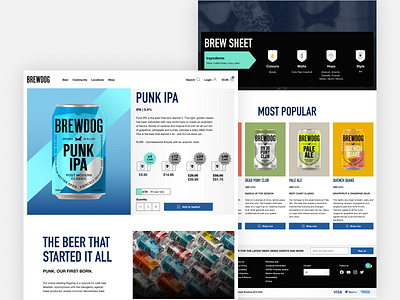 Redesign product page beer conception figma product page redesign ui uidesign webdesign