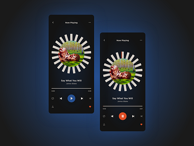 Music Player challenge conception dailyui design figma music musicplayer player ui uidaily uidesign uitrends ux webdesign xd