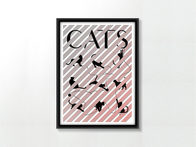 No.8 - Cats affinitydesigner design digitalart dribbble graphicdesign illustration mockup posterdesign procreate vector