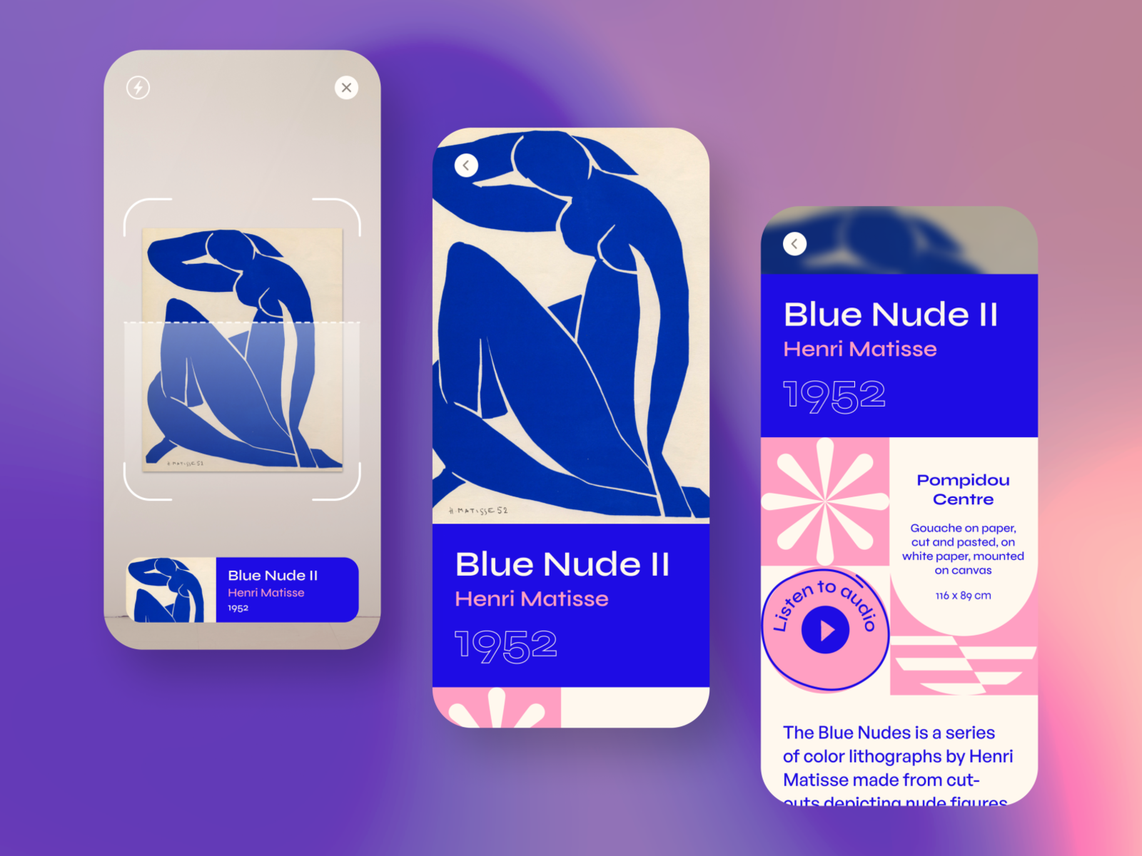 Art Recognition App by domi budzynska for Miquido on Dribbble