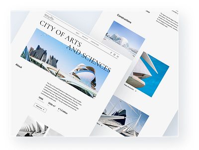 City of Arts and Sciences. Valencia / Website concept concept design ui user experience user interface ux website
