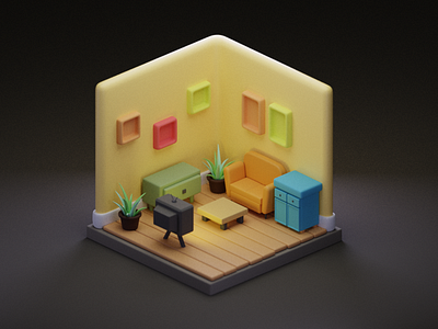 Isometric Room