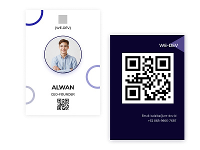 ID Card Organisation branding graphic design ui