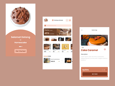 Mobile Cake Food cake design food mobiledesign research uiux