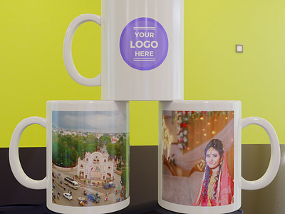 Mug Showcase - Realistic 3d model 3d 3d modeling minimalist mockup mug mug design mugs realistic