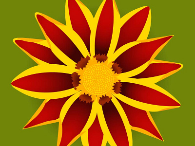 flower design flower illustration magic martch mood postcard smile spring sun