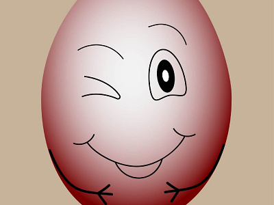 funny egg april decor design easter egg happy holiday illustration may spring