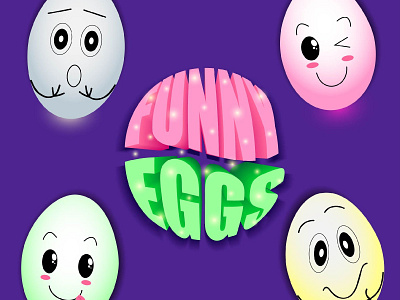 funny eggs for easter