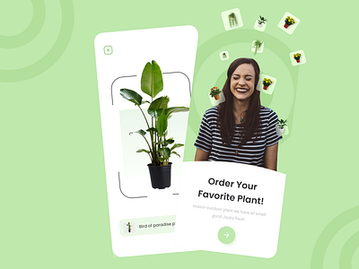 Plant Shop - App design