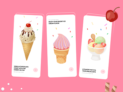 onboarding ice cream app 🍨